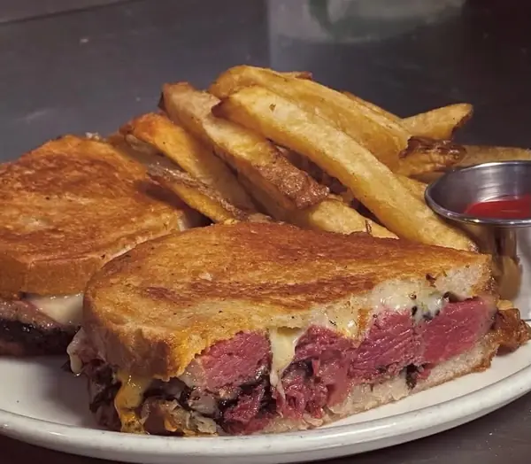 Reuben with house cut fries